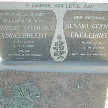 ENGELBRECHT Lourens Stephanus 1910-1986 &amp; Susara Gertruida 1913-1997