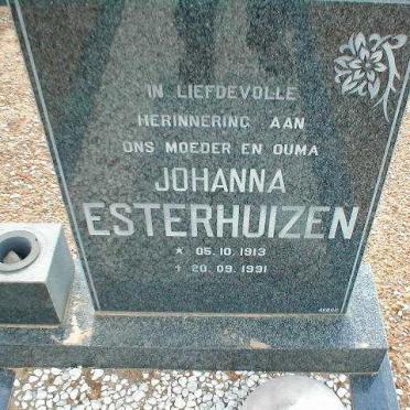 ESTERHUIZEN Johanna 1913-1991