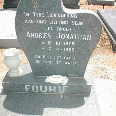 FOURIE Andries Jonathan 1965-1988