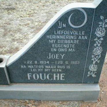 FOUCHE Joey 1934-1983