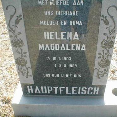 HAUPTFLEISCH Helena Magdalena 1903-1989