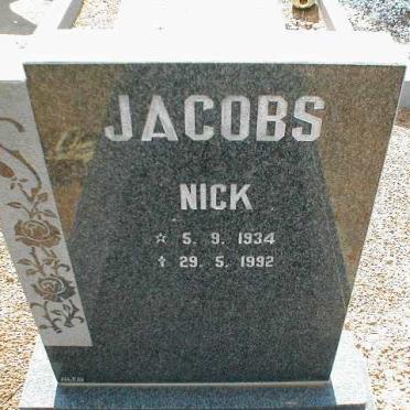 JACOBS Nick 1934-1992