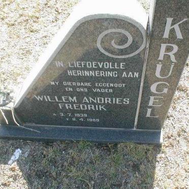 KRUGEL Willem Andries Fredrik 1939-1988