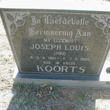 KOORTS Joseph Louis 1921 - 1988