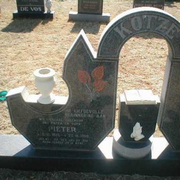 KOTZE Pieter 1926-1990