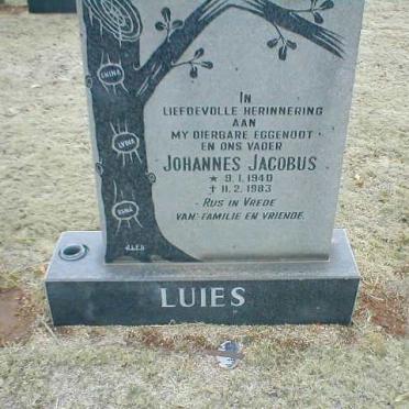 LUIES Johannes Jacobus 1940-1983