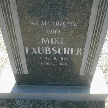 LAUBSCHER Mike 1919-1986