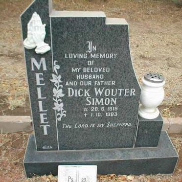 MELLET Dick Wouter Simon 1919-1983