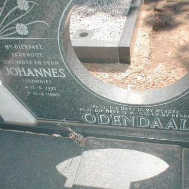 ODENDAAL Johannes 1935-1985