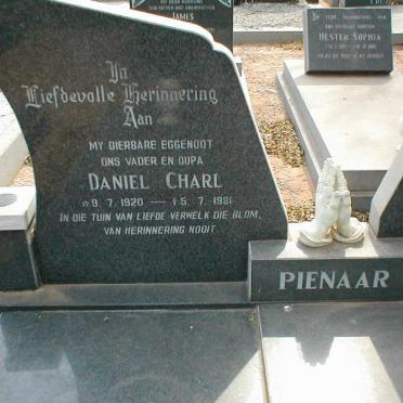 PIENAAR Daniel Charl 1920-1981