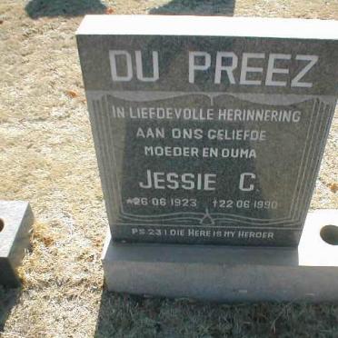 PREEZ Jessie C, du 1923-1990