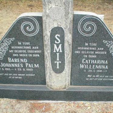 SMIT Barend Johannes Palm 1915-1983 &amp; Catharina Willemina 1918-