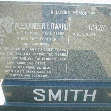 SMITH Alexander Edward 1942-1989 &amp; Tischa 1941-