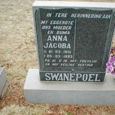 SWANEPOEL Anna Jacoba 1931-1983
