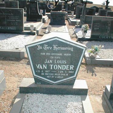 TONDER Jan Louis, van 1917-1982