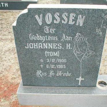VOSSEN Johannes H. 1900-1985