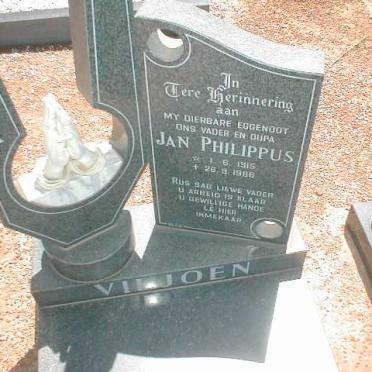 VILJOEN Jan Philippus 1916-1986