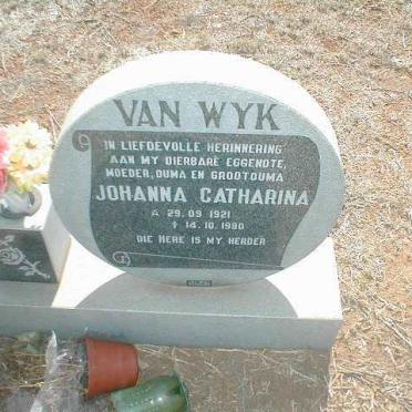 WYK Johanna Catharina, van 1921-1990