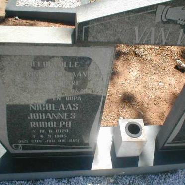 WYK Nicolaas Johannes Rudolf, van 1920-1985