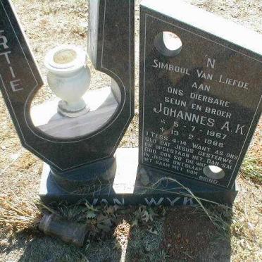 WYK Johannes A.K., van 1967-1988