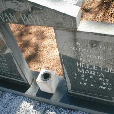 WYK  Heiletje Maria, van 1922-1987