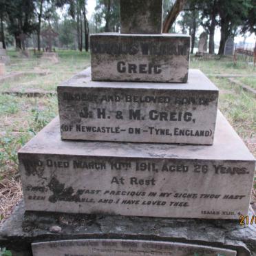 GREIG Douglas William -1911