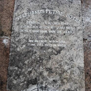 BOTHA Stephanus Petrus 1842-1870