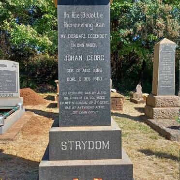 STRYDOM Johan Georg 1886-1960