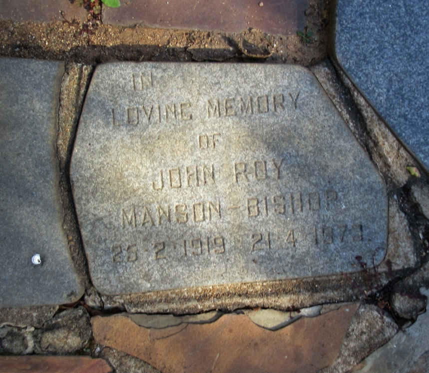 BISHOP John Roy MANSON- 1919-1971