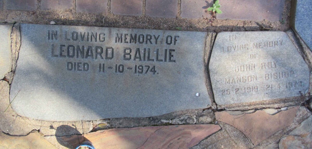 BAILLIE Leonard -1974 