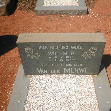 MERWE Willem P., van der 1876-1947