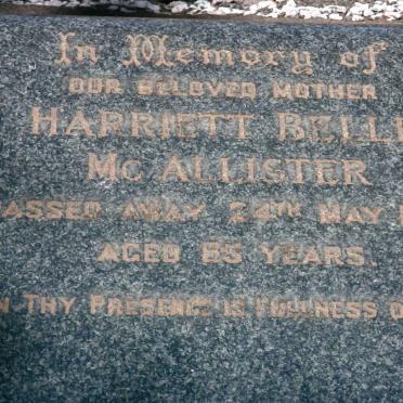 MCALLISTER Harriett Belle -1950