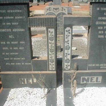 NEL Francois Abraham 1888-1957 &amp; Gertina Johanna PRETORIUS 1894-1969