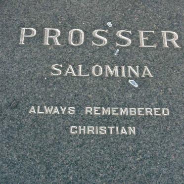 PROSSER Salomina