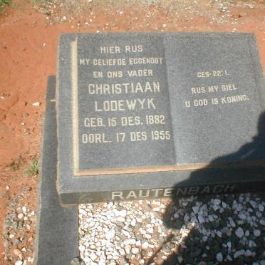 RAUTENBACH Christiaan Lodewyk 1882-1955