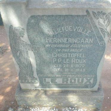 ROUX Christoffel P.P., le 1872-1948