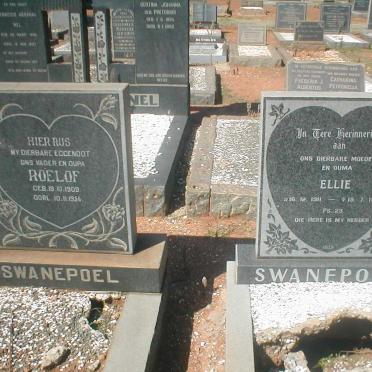 SWANEPOEL Roelof 1909-1954 &amp; Ellie 1911-1986