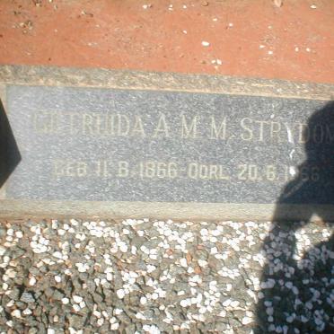 STRYDOM Getruida A.M.M. 1866-1966