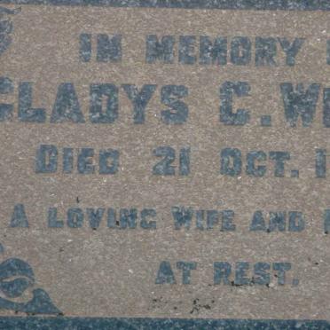 WRIGHT Gladys C.  -1945