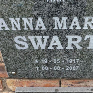 SWART Anna Maria 1917-2007