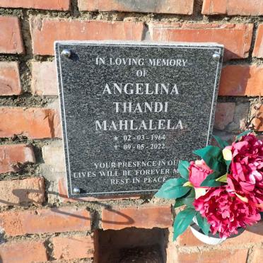 MAHLALELA Angelina Thandi 1964-2022