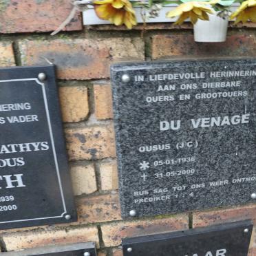 VENAGE J.C., du 1936-2000