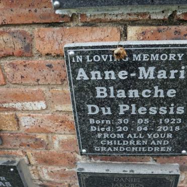 PLESSIS Anne Marie Blanche, du 1923-2018