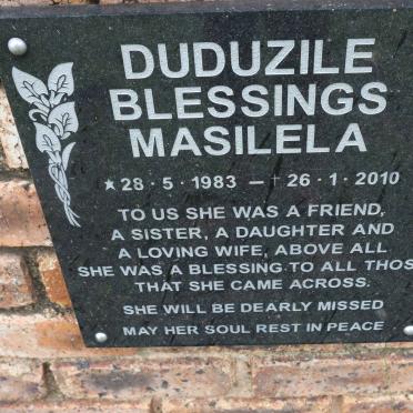 MASILELA Duduzile Blessings 1983-2010