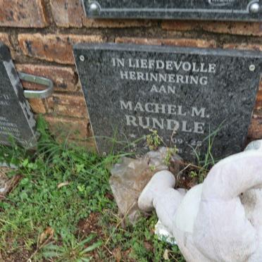 RUNDLE Machiel M. 19??-20??