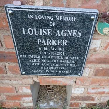PARKER Louise Agnes 1941-2021