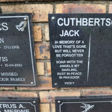 CUTHBERTSON Jack