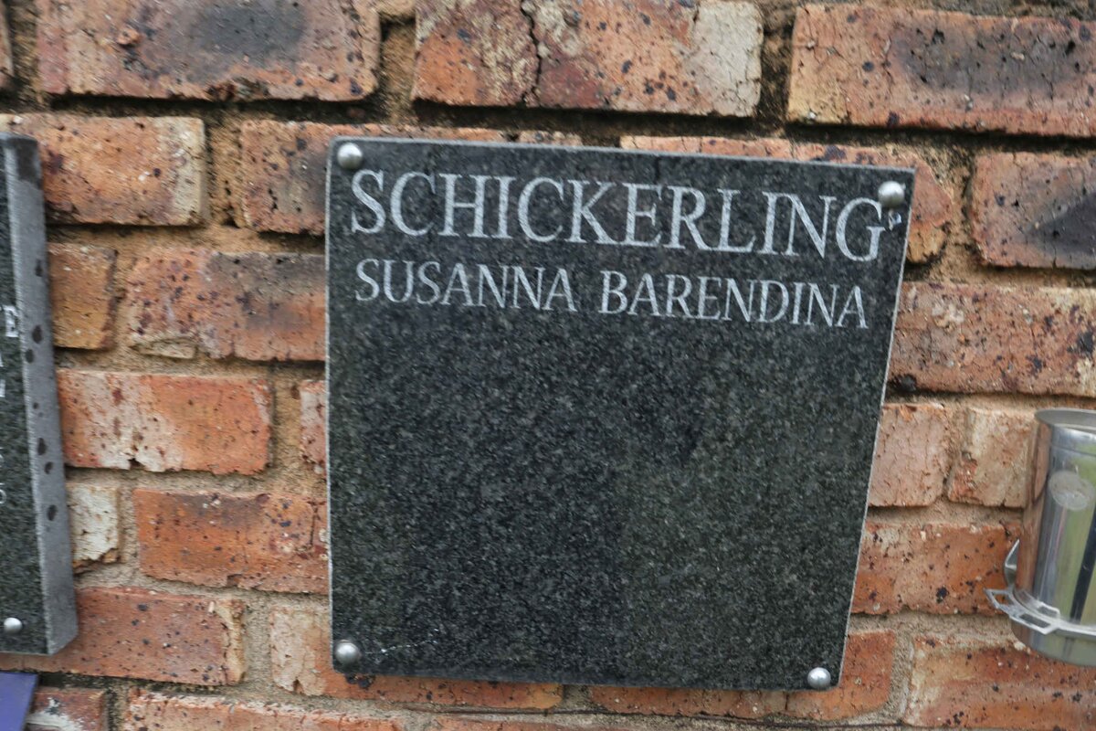 SCHICKERLING Susanna Barendina