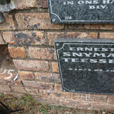 SNYMAN Ernesta, TEESSEN 1975-