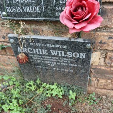 WILSON Archie 1932-2017